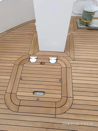 Source manufacturer Myanmar teak professional team customizes services for yacht deck c