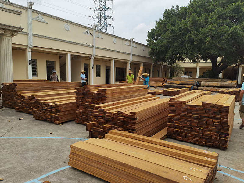 Rot Resistance Anti-Corrosive Burma teak decking Fabrications