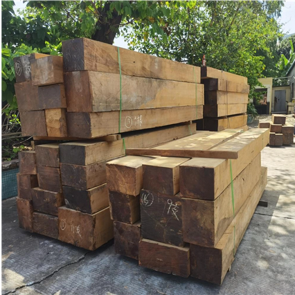 Hard texture strong stability beautiful Myanmar teak 