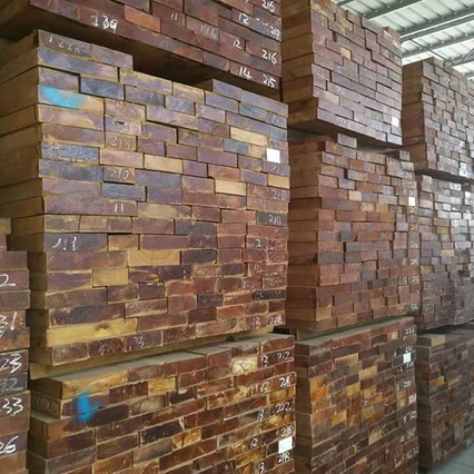Manufacturer's direct sales high-density textured, natural beautiful teak wood
