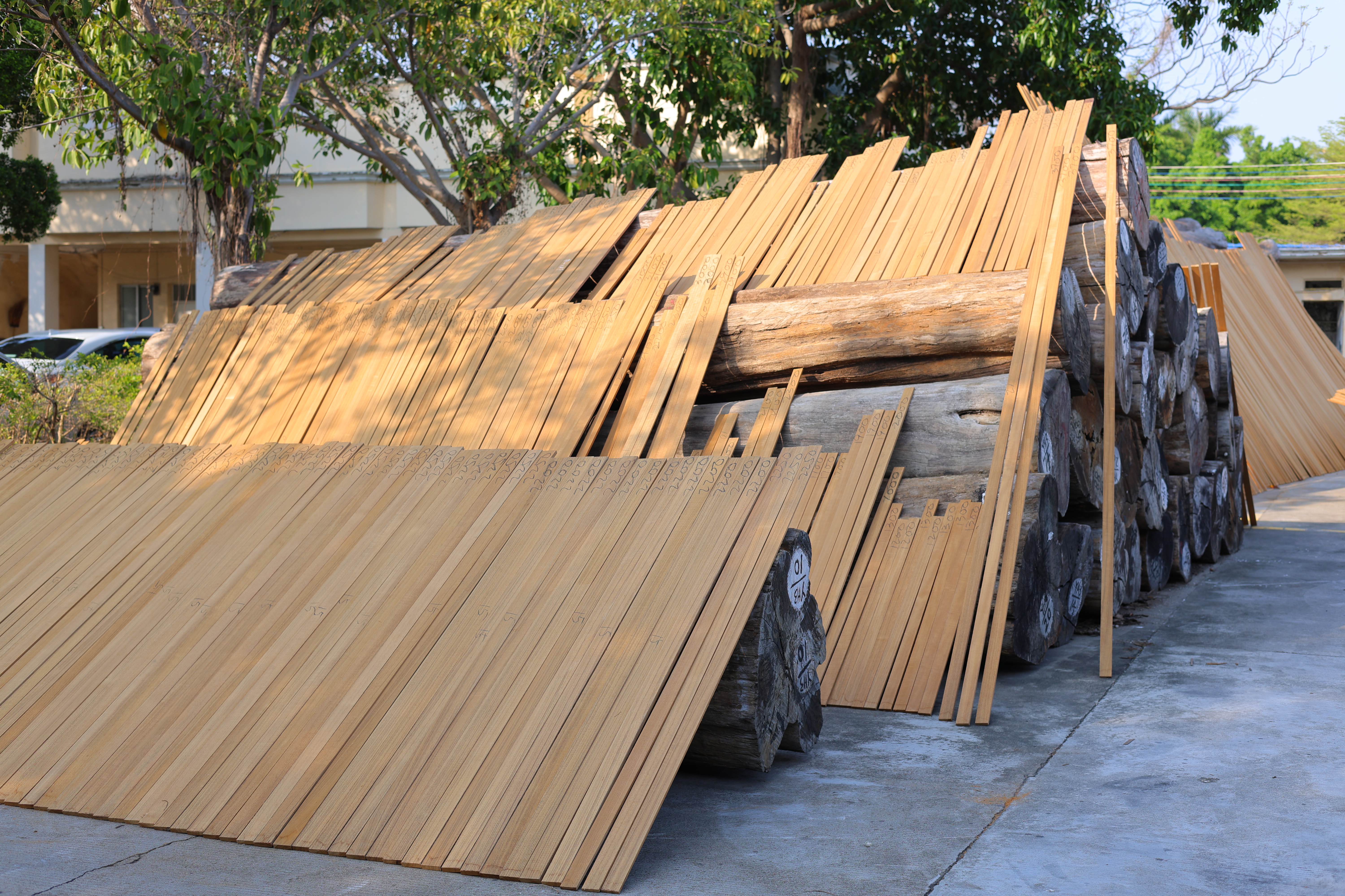 Premium Nature No Scars No Sapwood Burma Teak Decks