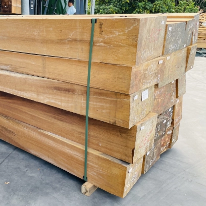 Anti-Corrosion Insect Proof Burmese Teak Wood with Large Beams