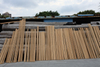 &nbsp;Air Drying straight line Myanmar teak deck
