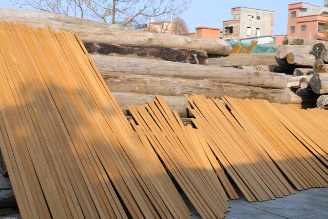 Anti- Slip Myanmar Teak Decking Strips