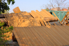 Golden Color Natural Anti-Corrosive Burma Teak Decking
